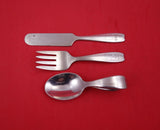 Cordis by Tiffany and Co Sterling Baby Set 3pc Knife 5" Fork 4" Spoon 3 3/4"
