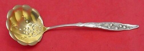 Lily of the Valley by Whiting Sterling Silver Sauce Ladle GW Design In Bowl 6"