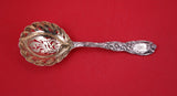 Chrysanthemum by Tiffany and Co Sterling Silver Pea Spoon light GW pierced 7"
