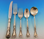 Victoria by Watson Wallace Sterling Silver Flatware Set for 6 Service 30 pieces