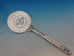 Acorn by Georg Jensen Sterling Silver Tomato Server Pierced with Flowers 8 7/8"