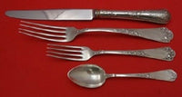 German 800 Silver Art Nouveau Sterling Dinner Size Place Setting(s) 4pc