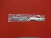 Embassy Scroll Gold by Lunt Sterling Silver Dinner Knife Modern 9 1/4" New