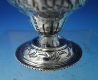 English Georgian Sterling Silver Creamer Repoussed Landscape Fox Birds (#5518)