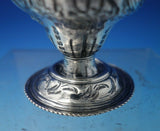 English Georgian Sterling Silver Creamer Repoussed Landscape Fox Birds (#5518)