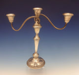 Grande Baroque by Wallace Sterling Silver Candelabra 3-Light 13" #4101 (#0429)