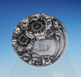Wild Rose by Watson Sterling Silver and Glass Dresser Jar 3" Tall (#3265)