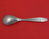 Swedish Modern by Allan Adler Sterling Silver Preserve Spoon Heavily Hammered 7"