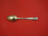 Lap Over Edge Enameled By Tiffany Sterling Demitasse Spoon w/ Fall Leaves 4 3/8"