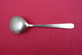 Norwegian Sterling Silver Ice Cream Spoon vermeil enameled turquoise 4 3/4"
