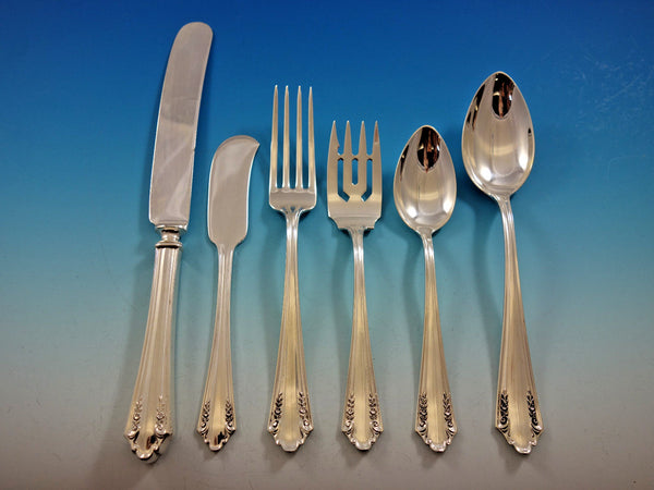 Shenandoah by Alvin Sterling Silver Flatware Set Service 45 pieces Scarce
