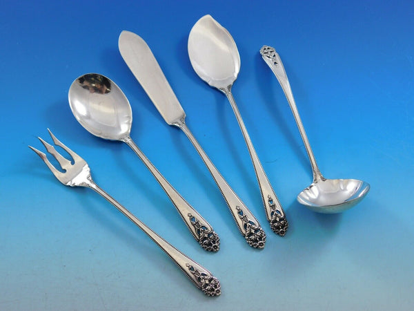 Queen's Lace by International Sterling Silver Essential Serving Set Small 5pc