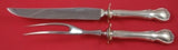 French Provincial by Towle Sterling Steak Carving Set 2pc knife 9" fork 8 3/4"
