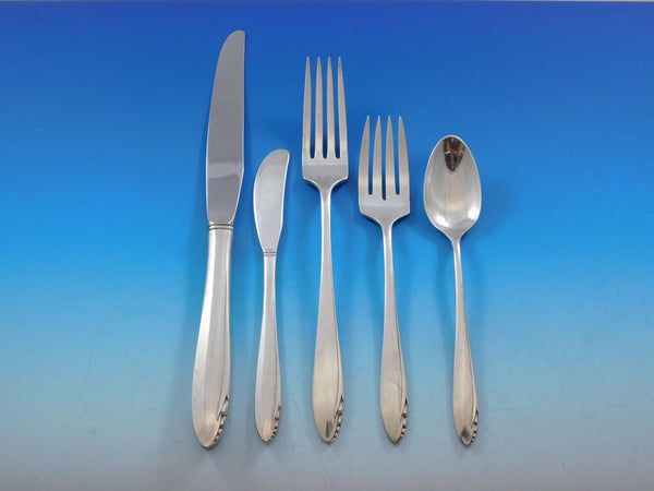 Lasting Spring by Oneida Sterling Silver Flatware Set 8 Service 46 pcs Dinner