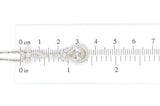18k Gold 1.09 Carat Pear Cut Genuine Natural Diamond Pendant w/GIA Report #J7028