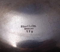 Repousse by Kirk Sterling Silver Fruit Bowl #179 2 1/2" x 11 1/4" (#7307)
