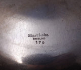 Repousse by Kirk Sterling Silver Fruit Bowl #179 2 1/2" x 11 1/4" (#7307)