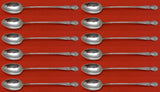 Brocade by International Sterling Silver Iced Tea Spoon Set 12 pieces 7 3/8"