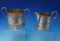 Israel Freeman and Son Ltd English Estate Sterling Sugar Creamer Set 2pc (#5579)