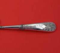 Gorham Sterling Silver Fish Server AS HH Bright-Cut Applied Border 12" c.1870