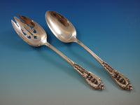 Rose Point by Wallace Sterling Silver Flatware Set for 8 Service 41 pcs Dinner