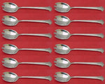 Chippendale by Towle Sterling Silver Ice Cream Dessert Fork Custom Set 12 pieces