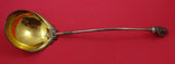 Egyptian Revival by Gorham Sterling Silver Soup Ladle Gold Washed 14" Figural