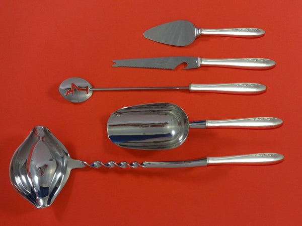 Spring Serenade by Lunt Sterling Silver Cocktail Party Bar Set 5pc Custom Made