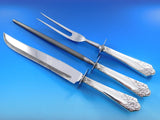 Ecstasy by Amston Sterling Silver Flatware Set for 8 Service 85 pc Dinner Size