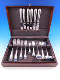 Perles by Christofle France Silverplate Flatware Service 6 Set 37 pcs Dinner