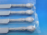 Melrose by Gorham Sterling Silver Steak Knife Set 4pc Large Texas Sized Custom