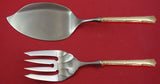 Greenbrier by Gorham Sterling Silver Salmon Serving Set Fish Custom Made