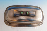 Jade Plain by Towle / Contempra House Sterling / SP Butter Dish Covered (#2226)