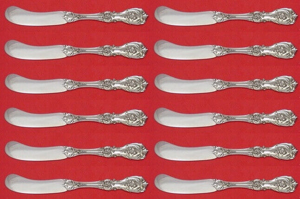 Francis I by Reed & Barton Old Sterling Silver Butter Spreader FH AS Set of 12