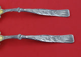 Vine by Tiffany Sterling Silver Salad Set GW Wheat Motif 10 1/4" IN TIFFANY BOOK