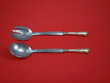 Cambridge by Gorham Sterling Silver Salad Serving Set 2pc Modern Custom 10 1/2"