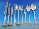 Anitra by Th. Olsens 830 Silver Flatware Set Service 109 pieces Norwegian Modern