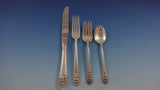 Queen's Lace by International Sterling Silver Flatware Set 12 Service 55 Pieces