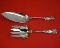 English King by Tiffany and Co Sterling Silver Fish Serving Set 2pc Orig 11 1/8"