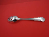 Barocco by Wallace-Italy Sterling Silver Pierced Serving Spoon 10" original