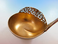Bird by Wendt Sterling Silver Oyster Ladle Hooded Hood Gold Washed 10 1/2"