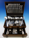 Queen Ann by Worcester Sterling Silver Dinner Flatware Set Service 68 pc England