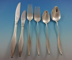Lark by Reed & Barton Sterling Silver Flatware 18 Set 115 Pcs Mid-Century Modern
