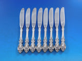 Grand Victorian by Wallace Sterling Silver Butter Spreader HH Modern Set of 8
