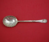 Walker and Hall English Sterling Silver Berry Spoon 4pc Set 8 3/4" in Fitted Box