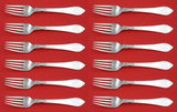 Continental by Georg Jensen Sterling Silver Dinner Fork Set of 12 pcs 7 1/4"