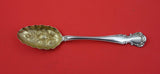 Flanders Old by Alvin Simons Sterling Silver Berry Spoon GW w/ flowers 8 3/8"