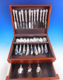 Harlequin Mixed Sterling Silver Flatware Set 12 Service 72 Pieces Dinner