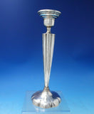 D R Sterling Co Sterling Silver Candlestick Pair Bright-Cut 10" #686 (#5813)