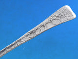 Lap Over Acid Etched Tiffany Sterling Silver Gravy Ladle Leaves Berries 7 1/4"